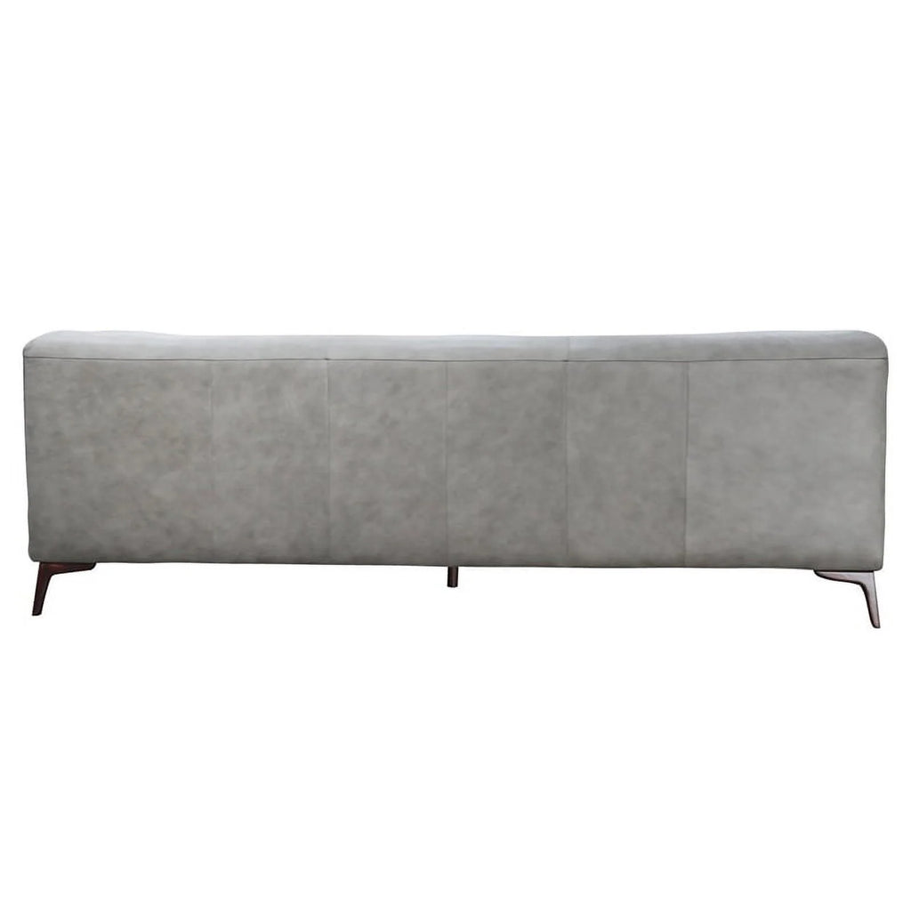 Gray Genuine Leather Sofa X9568
