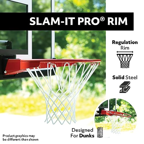 54-Inch Polycarbonate Adjustable Basketball Hoop C308087