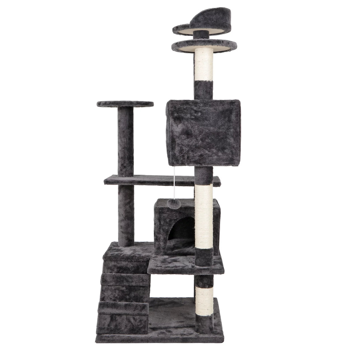 53'' Dark Gray Cat Tree D88659