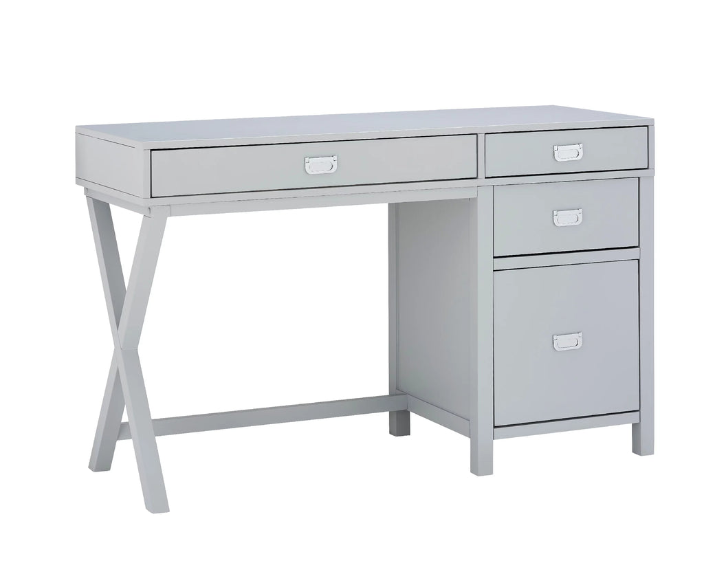 4 Drawer Desk with Side Storage Y162