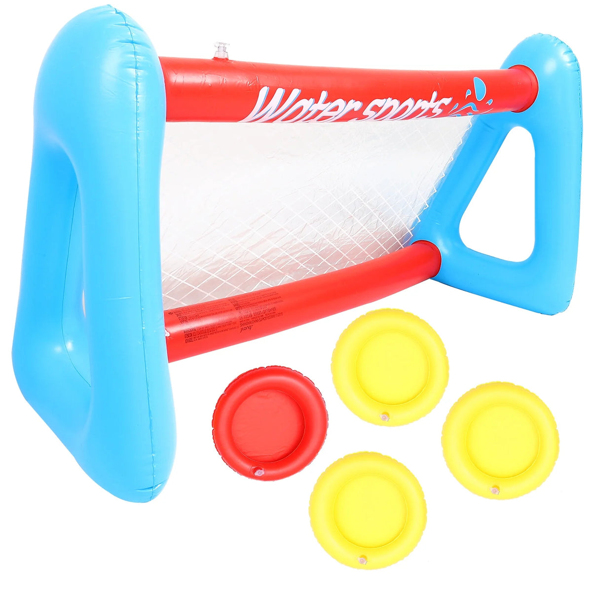 Inflatable Pool Float Set with Volleyball Net and Volleyballs L938167