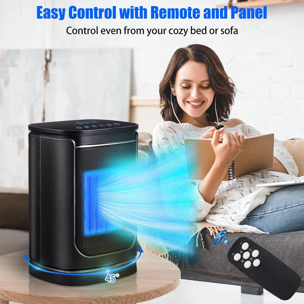 2in1 Portable Air Cool&Heat Fan C4189