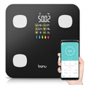 Black Digital Body Composition Scale with BMI and Heart Rate Y116091