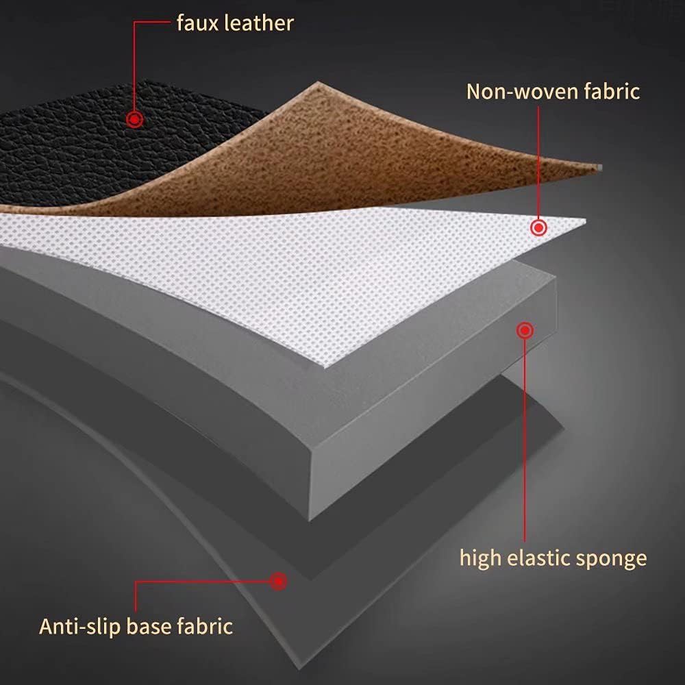 Custom Fit Full Set Waterproof Faux Leather Car Seat Covers M617626