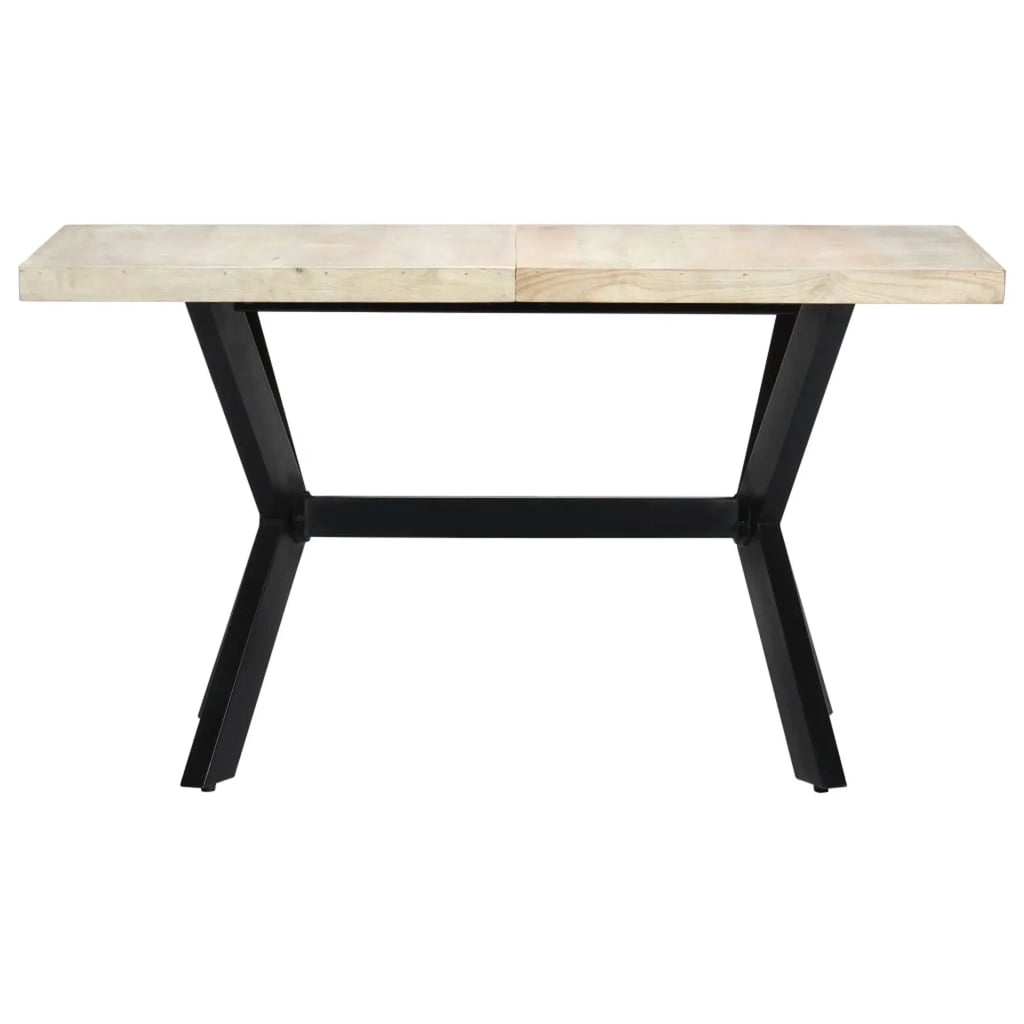 Solid Bleached Mango Wood Dining Table G3534