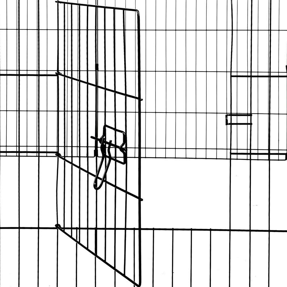8 Panel Pet Dog Playpen Exercise Cage Enclosure M152385