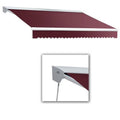 24 ft. Burgundy Retractable Awning with Hood Left Motor & Remote X88748
