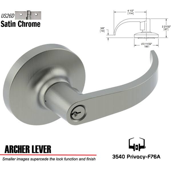 Privacy Cylindrical Lock X807826