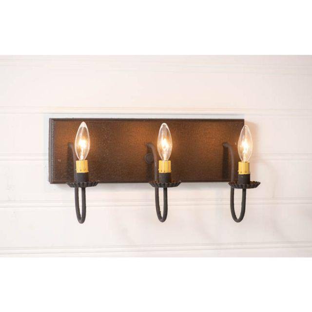 3 Light Vanity Light in Americana Black G20283