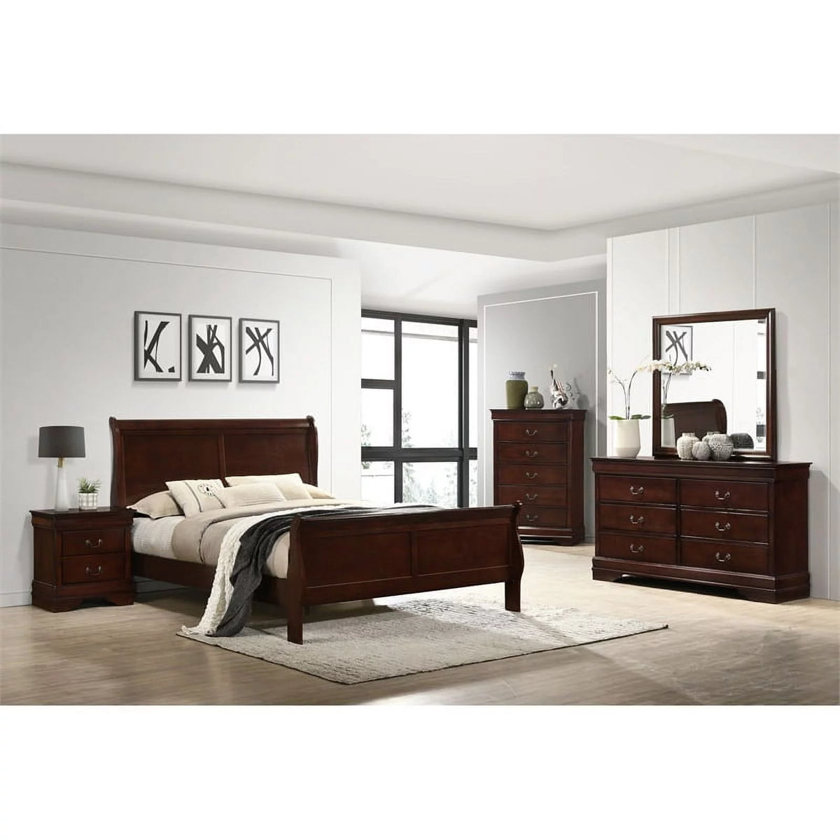 Queen Panel 3PC Bedroom Set U745