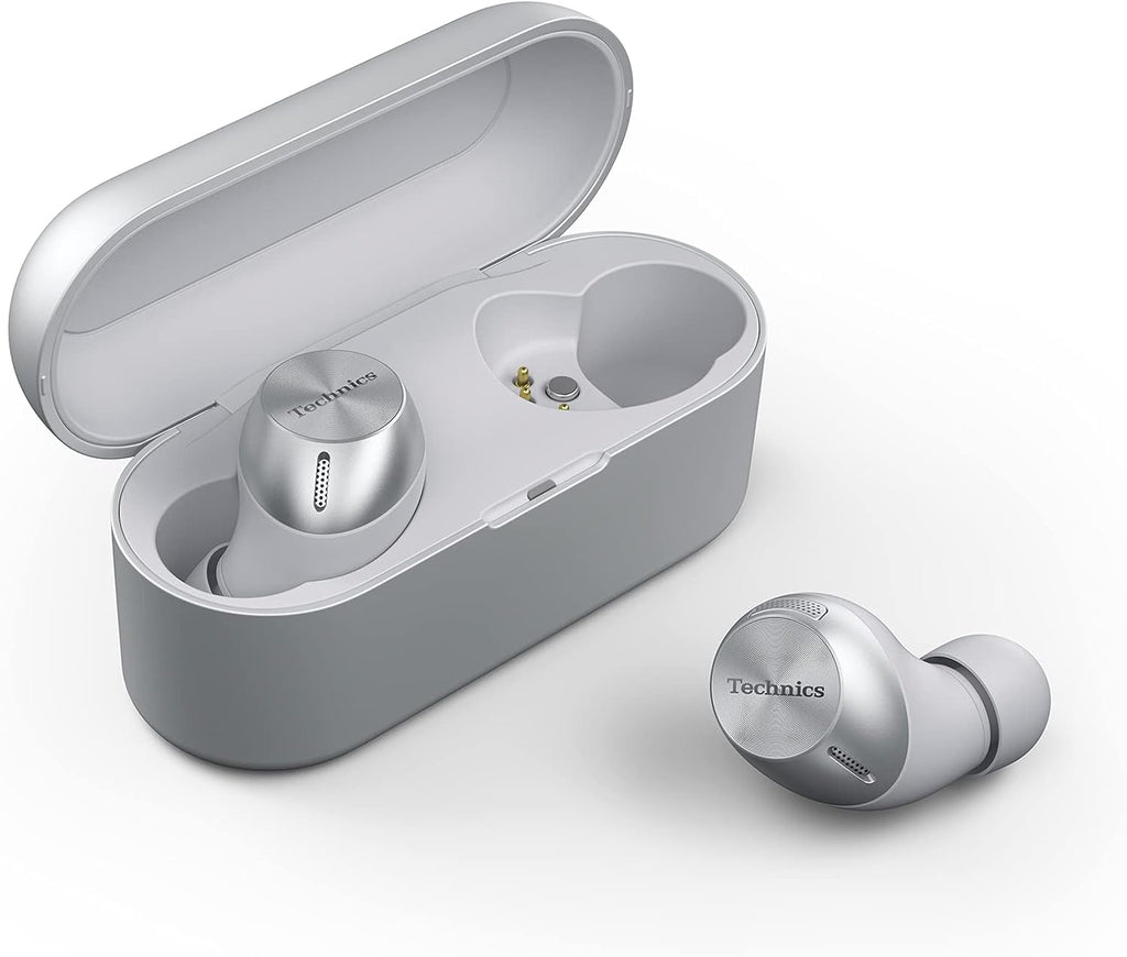 True Wireless Earbuds, High-Fidelity Bluetooth Ear Buds with Multi-Point Connectivity, Comfort Fit (Silver) J7138