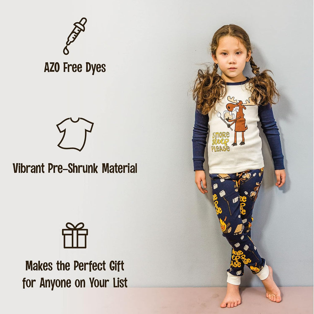 Warm Long-Sleeve Pajama Sets for Kids J244086
