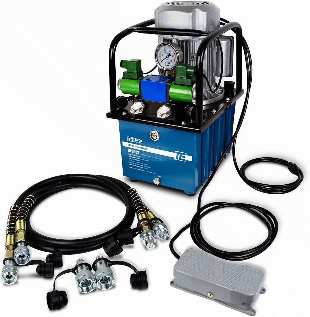 Manual Hand Hydraulic Power Pack Pump 2 Stage, Double Acting 10k psi 183 Cubic in Capacity G27451