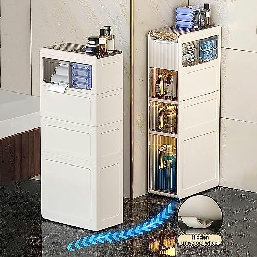 Bathroom Floor Cabinet stackable storage drawers Floor Standing Cabinet Unit Bathroom Storage A153