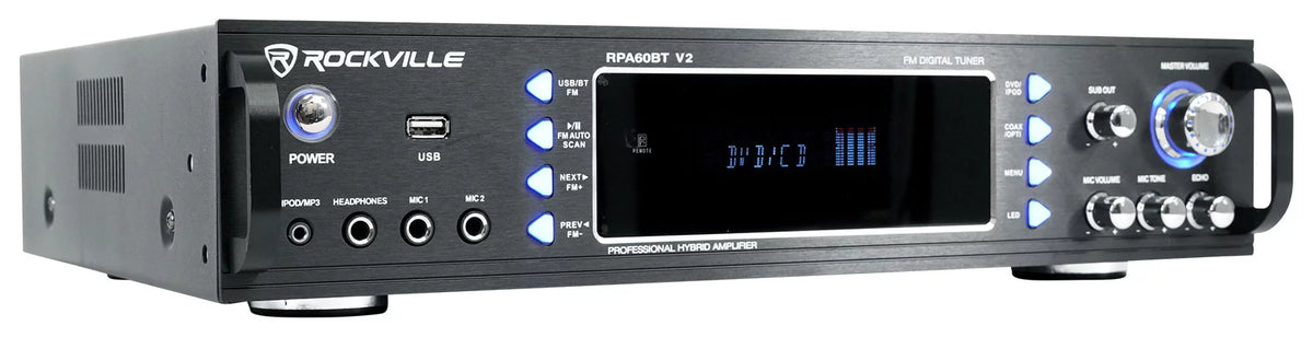 1000w Bluetooth Receiver with 4 In-Ceiling 6.5" Speakers U407306