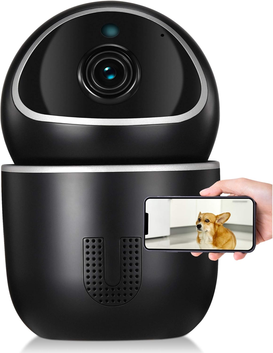 Indoor Security Camera with Motion Detection, Night Vision, 2-Way Audio G628