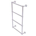 4 Tier Ladder Towel Bar with Dotted Detail - Satin Chrome - 36 inch Y167