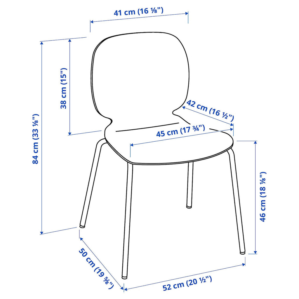 Black Chrome Plated Chair F2853