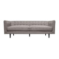 Gray Button Tufted Velvet Sofa D9526