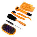 8pcs Bicycle Chain Brushes Cleaning Scrubber Repair Tool F374973
