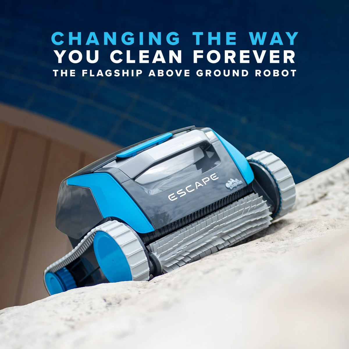 Robotic Above Ground Pool Cleaner with Top Load Filter Basket C36909