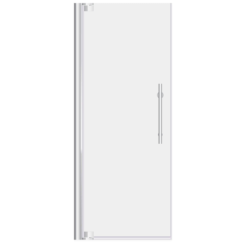 Chrome 34-35W x 72H Pivot Swing-Out Shower Door E6465