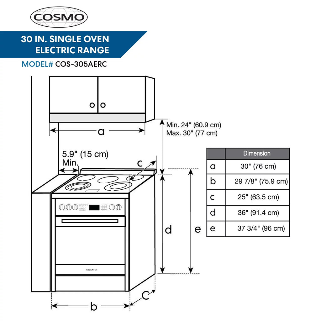 Stainless Steel Electric Range with Convection Oven M905249