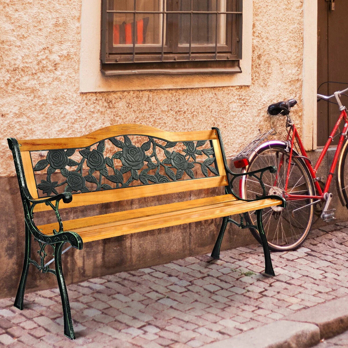 Metal Garden Bench Z91503