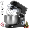 Electric Stand Mixer 400W 6-Speed 6.5QT Stainless Steel Bowl Black L827