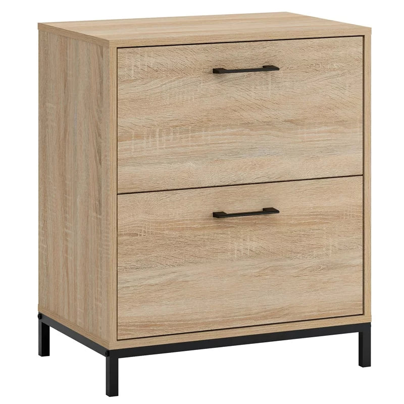 Traditional Engineered Wood Lateral File Cabinet U70561