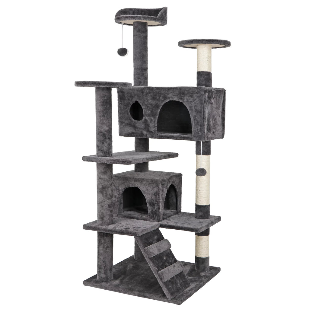 53'' Dark Gray Cat Tree D88659