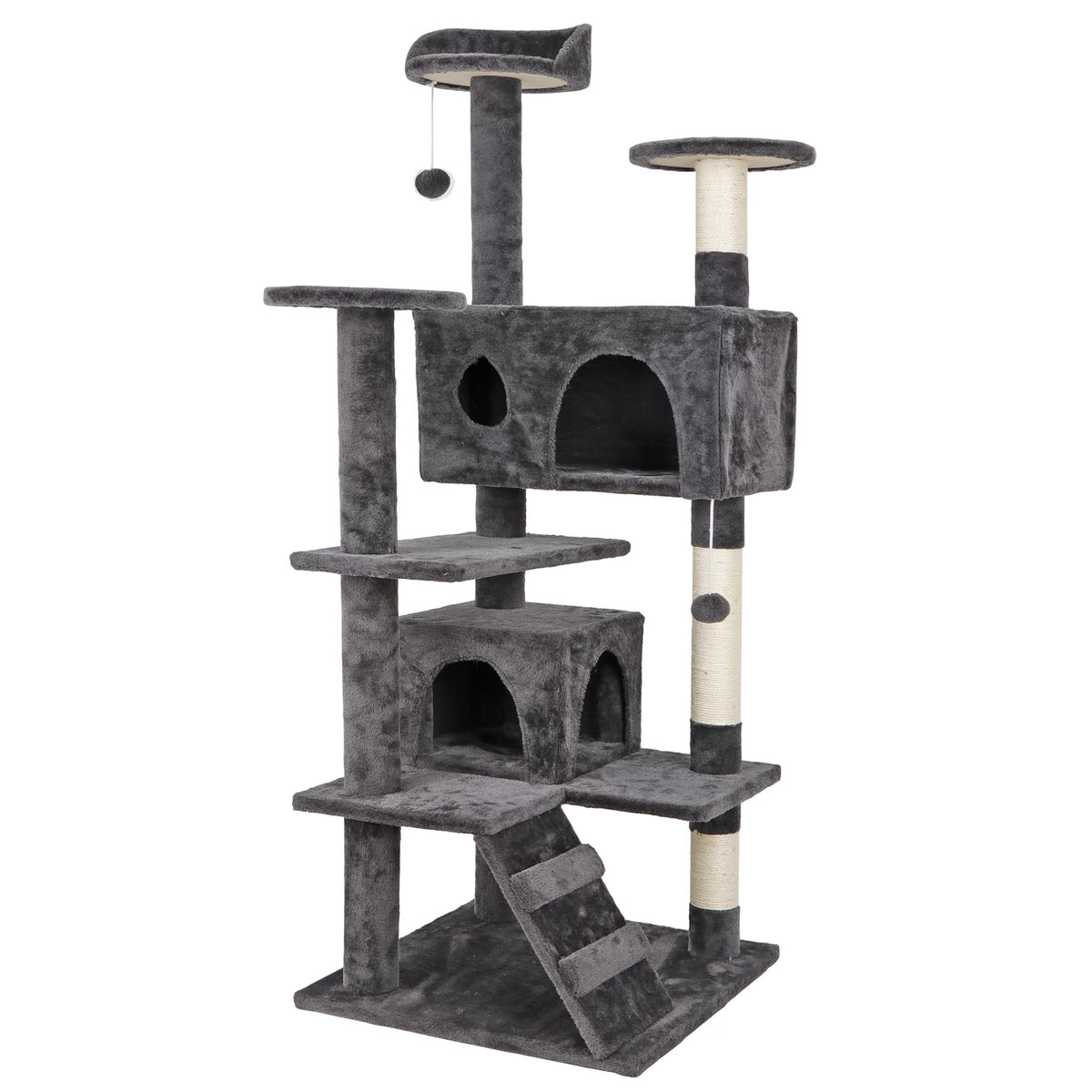 53'' Dark Gray Cat Tree D88659