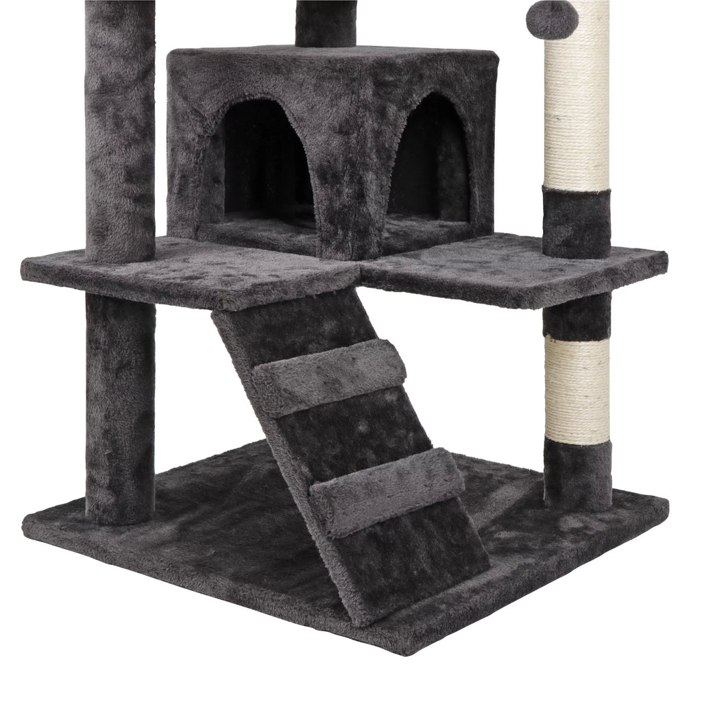 53'' Dark Gray Cat Tree D88659