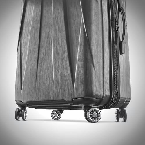 Black Hardside Expandable Luggage with Spinner Wheels, Carry-On 20-Inch R567