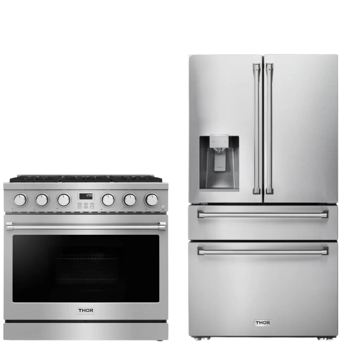 36 Gas Range and Refrigerator D89006