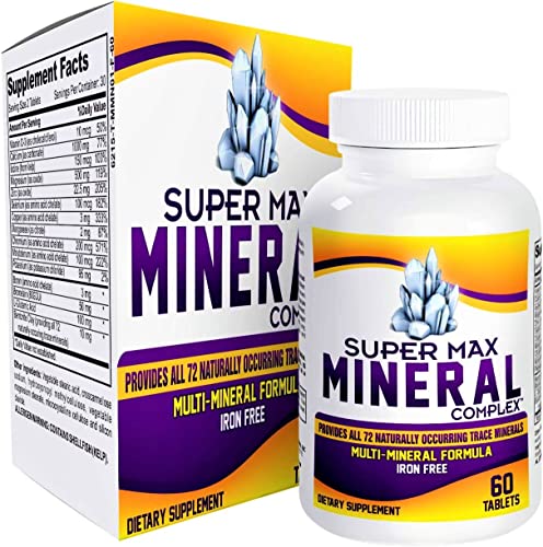 Multimineral Supplement with 72 Trace Minerals 60 Tablets F165