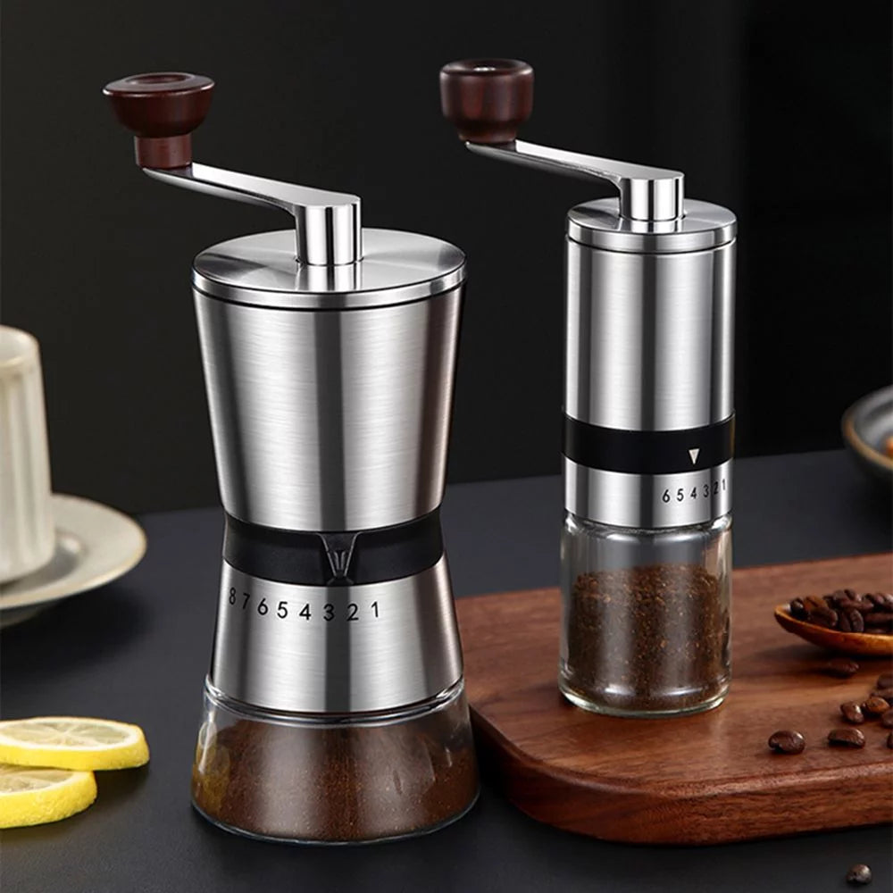 Manual Coffee Grinder Stainless Steel 6 Gears Adjustable W53975