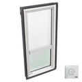 Solar Powered Light Filtering Skylight Blind White S317828