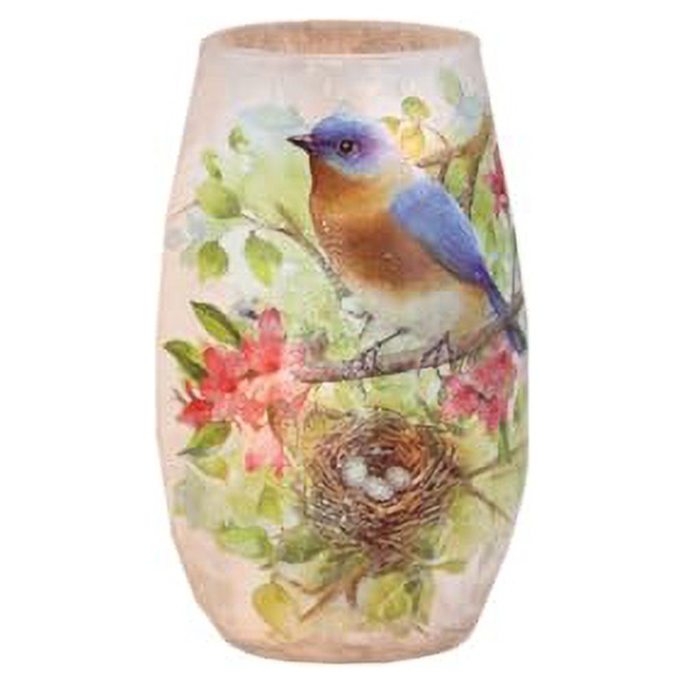 5" Frosted Lighted Vase E58886