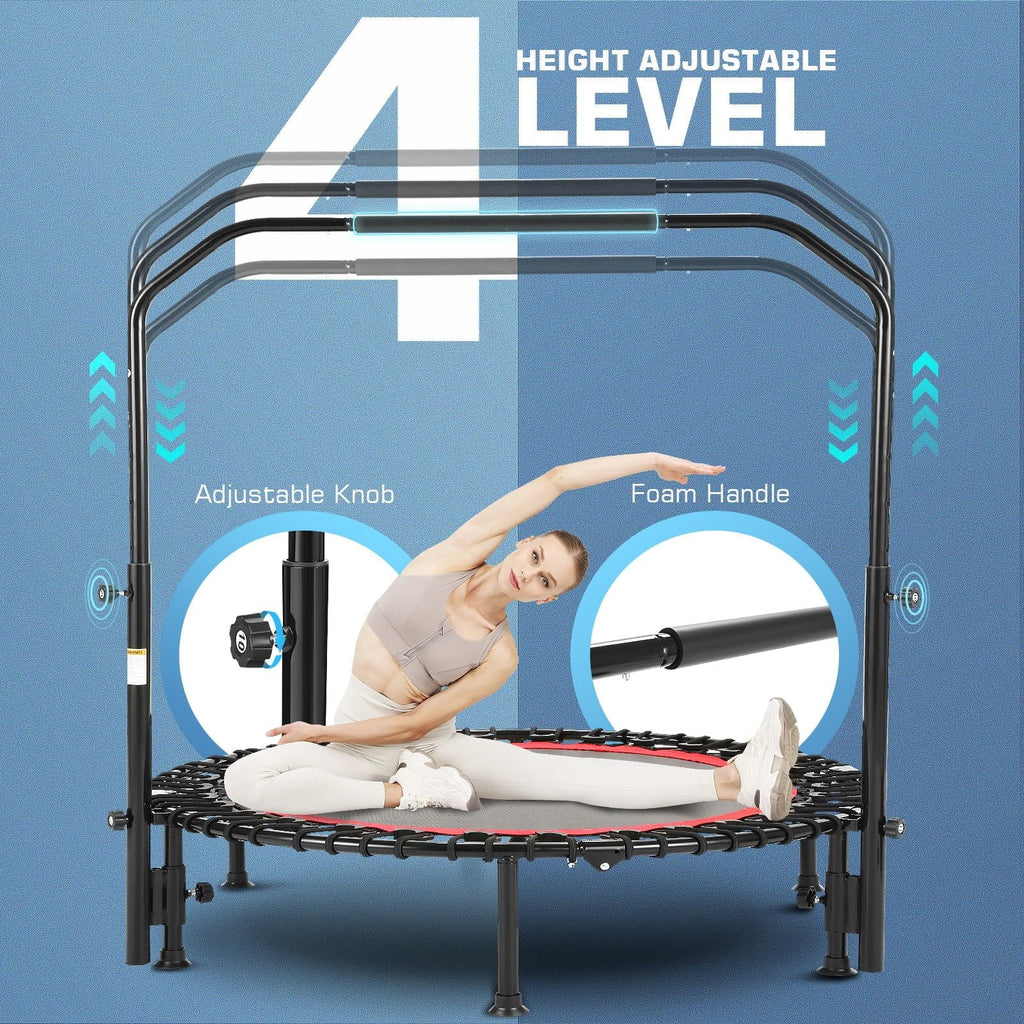 Foldable Mini Trampoline with Bungees I278