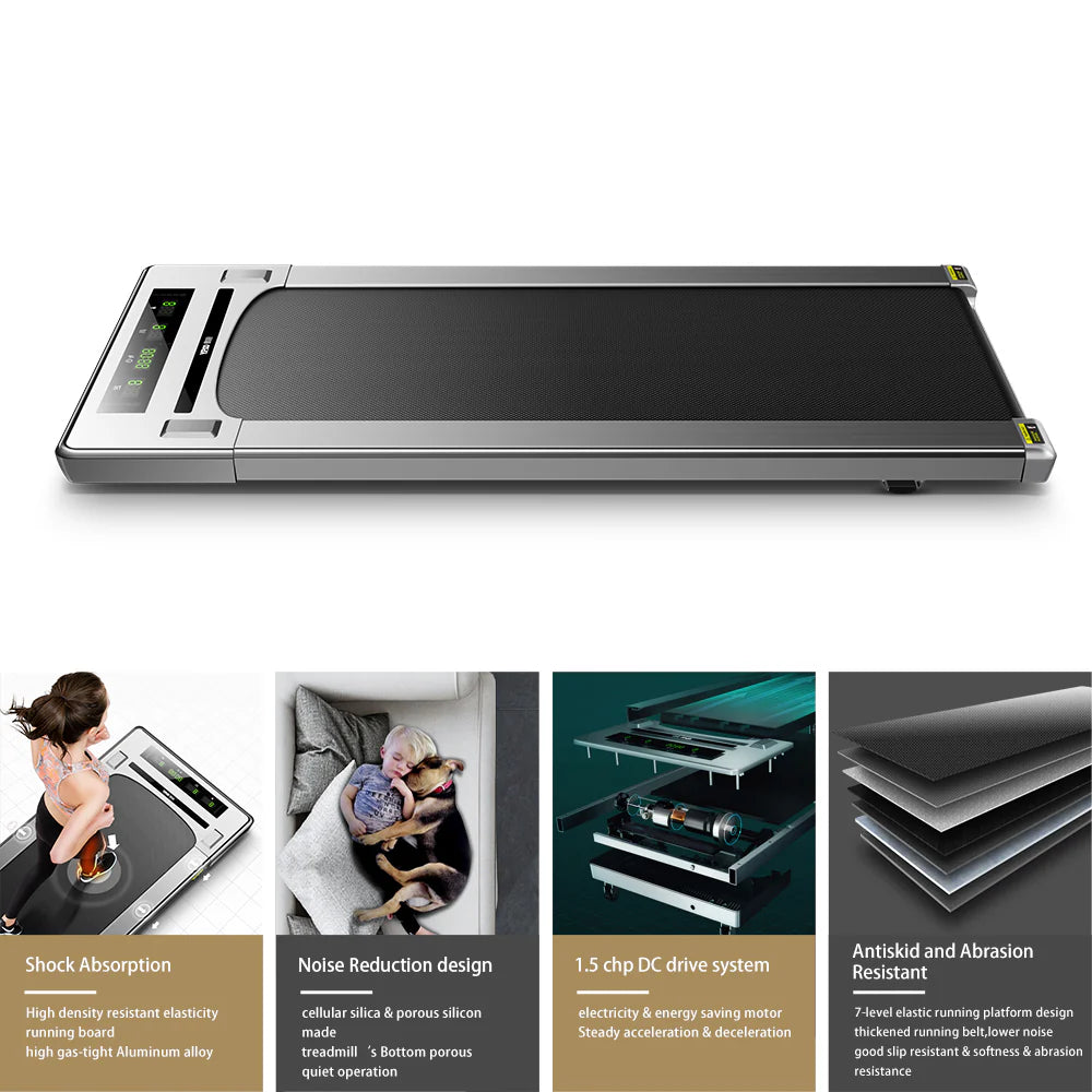 Folding Portable Treadmill with Wide Tread Belt X513708