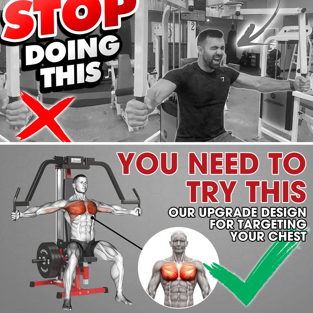 Chest Fly and Reverse Delt Machine 400 lbs K411