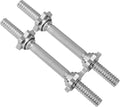 Set of 2 Threaded Dumbbell Handles with Star Collars E983009