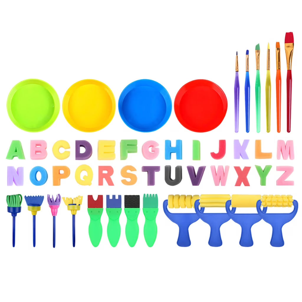 48 Pieces Sponge Painting Brushes H668752