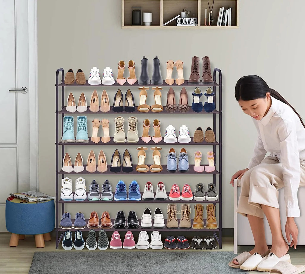 Bronze 6 Tier Metal Shoe Rack K16572