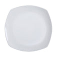 White Porcelain Square Flat Plate 8 Packs U191