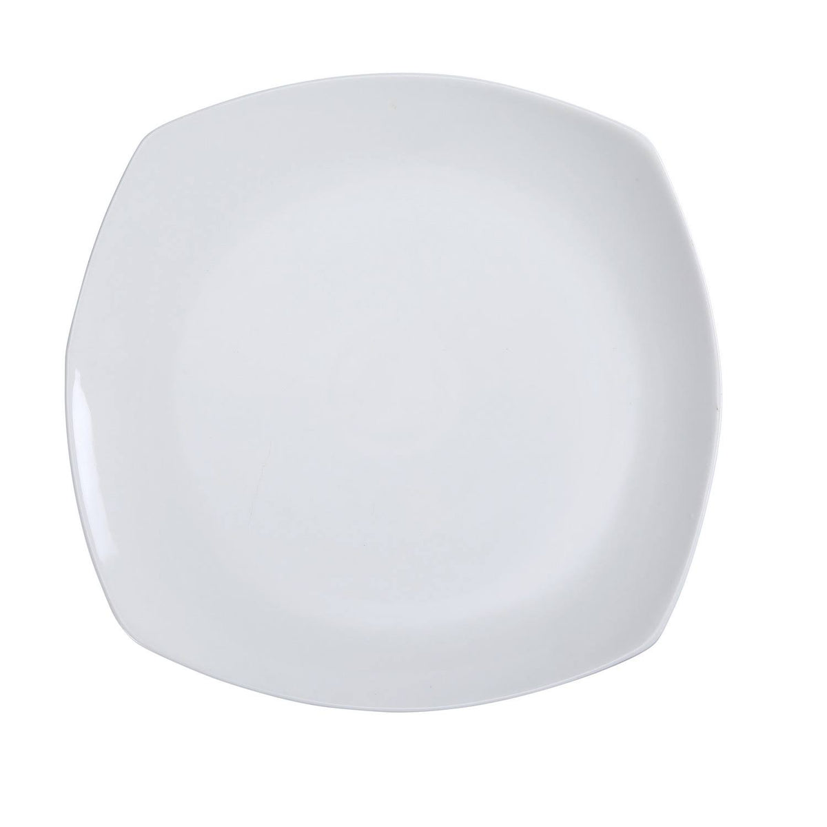 White Porcelain Square Flat Plate 8 Packs U191