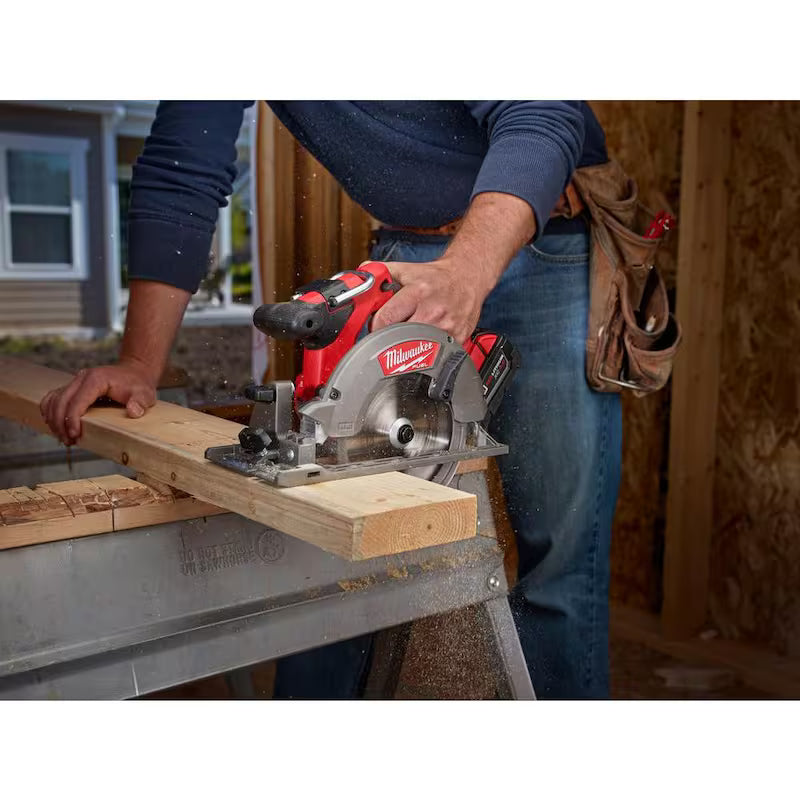 18V Brushless Cordless Circular Saw & Reciprocating Saw with 6.0Ah Batteries L334371