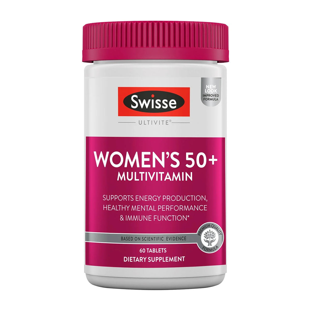 60 Tablets Womens 50+ Multivitamin Supplement I81378