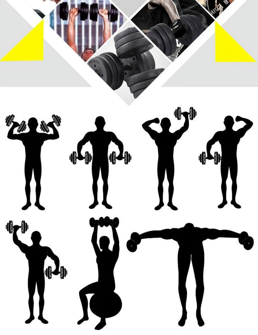Adjustable 44 Lb Dumbbell Set Y7263